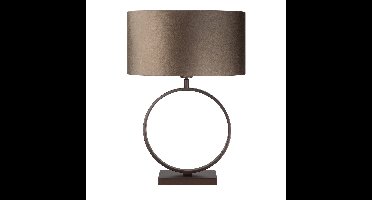 Highlight TafellampSiena choco 48cm - T1291.04 + O4443.02
